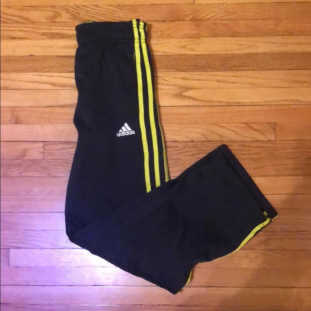 Navy Boys Climatewarm Adidas pants